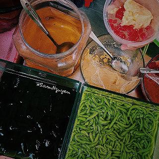 BÁNH BÒ LÁ DỨA thơm cả một con hẻm - ảnh 2 banh bo la dua thom ca mot con hem - anh 2