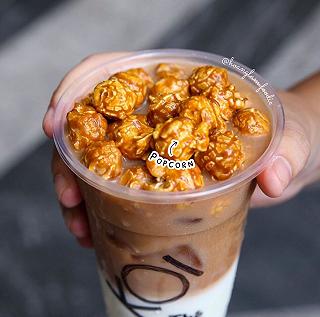 BẮP RANG + TEA LATTE = PERFECT - ảnh 1 bap rang + tea latte = perfect - anh 1