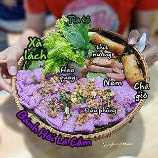 BÁNH HỎI LÁ CẨM...BÁNH ĐÁP LÁ ??? - ảnh 1 banh hoi la cam...banh dap la ??? - anh 1