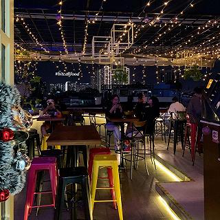 VIEW CHILL- QUÁN NƯỚC ROOFTOP Ở TẦNG 6 TẠI QUẬN 1 - ảnh 4 view chill- quan nuoc rooftop o tang 6 tai quan 1 - anh 4