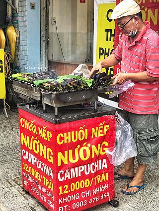 Chuối nếp nướng Campuchia ♥️ - ảnh 1 chuoi nep nuong campuchia ♥️ - anh 1
