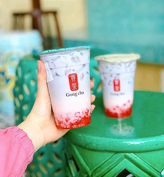 Gongcha Series Dâu - Khoai Môn ngọt ngào - ảnh 1 gongcha series dau - khoai mon ngot ngao - anh 1