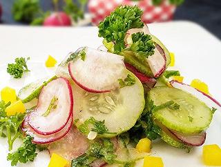 Salad dưa chuột, củ cải đỏ, ớt chuông - ảnh 1 salad dua chuot, cu cai do, ot chuong - anh 1