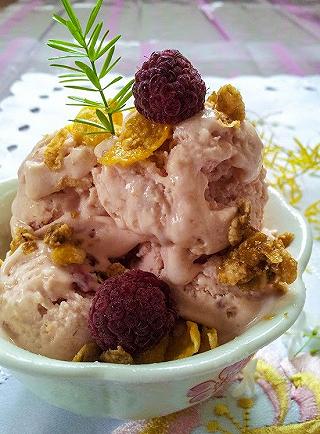 Kem chanh phúc bồn tử – Lemon raspberry ice-cream - ảnh 1 kem chanh phuc bon tu – lemon raspberry ice-cream - anh 1