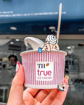 KEM TƯƠI TH TRUE MILK - ảnh 2 kem tuoi th true milk - anh 2