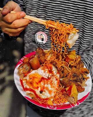 MÌ BẮP NUI XÀO THẬP CẨM 20K ĂN NO BỂ BỤNG BẦU - ảnh 3 mi bap nui xao thap cam 20k an no be bung bau - anh 3