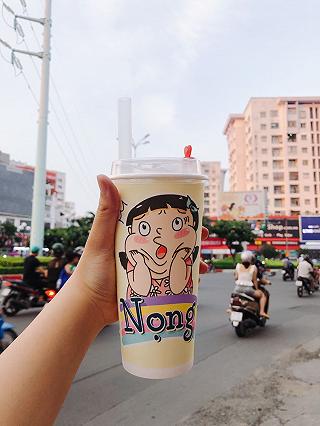 Trà sữa nọng - ảnh 1 tra sua nong - anh 1