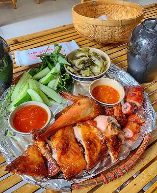 GÀ NƯỚNG CÁI BANG SIÊU HẤP DẪN - ảnh 1 ga nuong cai bang sieu hap dan - anh 1