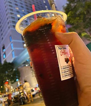 Trà Dâu vỉa hè Đông Du - ảnh 2 tra dau via he dong du - anh 2