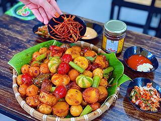 Ngon không thễ cưỡng MẸT VIÊN CHIÊN SỐT MẮM TỎI ỚT SA TẾ kích thích vị giác hết nấc - ảnh 1 ngon khong the cuong met vien chien sot mam toi ot sa te kich thich vi giac het nac - anh 1