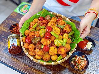 Ngon không thễ cưỡng MẸT VIÊN CHIÊN SỐT MẮM TỎI ỚT SA TẾ kích thích vị giác hết nấc - ảnh 6 ngon khong the cuong met vien chien sot mam toi ot sa te kich thich vi giac het nac - anh 6