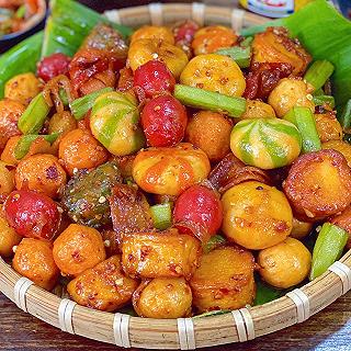 Ngon không thễ cưỡng MẸT VIÊN CHIÊN SỐT MẮM TỎI ỚT SA TẾ kích thích vị giác hết nấc - ảnh 3 ngon khong the cuong met vien chien sot mam toi ot sa te kich thich vi giac het nac - anh 3