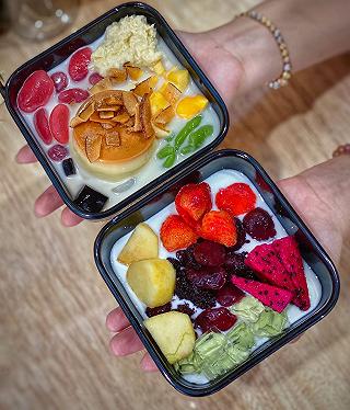 KHÚC BẠCH, SỮA CHUA ĐÁC KHÁ NGON TẠI TIỆM CHÈ THANH XUÂN - ảnh 2 khuc bach, sua chua dac kha ngon tai tiem che thanh xuan - anh 2