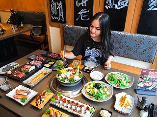 Gọi sướng miệng Buffet Sashimi + thịt bò nướng siêu xịn ở iSushi nức tiếng cao cấp - ảnh 1 goi suong mieng buffet sashimi + thit bo nuong sieu xin o isushi nuc tieng cao cap - anh 1