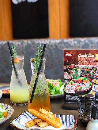 Gọi sướng miệng Buffet Sashimi + thịt bò nướng siêu xịn ở iSushi nức tiếng cao cấp - ảnh 4 goi suong mieng buffet sashimi + thit bo nuong sieu xin o isushi nuc tieng cao cap - anh 4