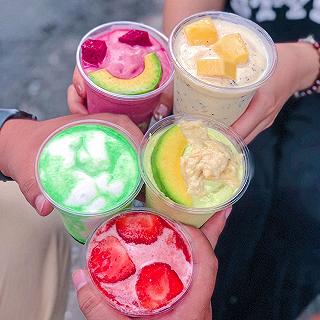 Hoa mắt với hàng SINH TỐ hơn 30 món cực kì “đắt khách” - ảnh 3 hoa mat voi hang sinh to hon 30 mon cuc ki “dat khach” - anh 3