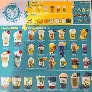 FOX TEA MENU