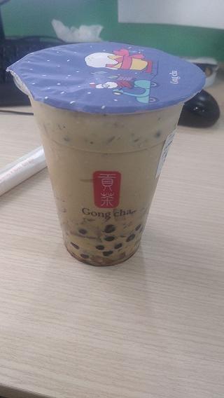 Gongcha món mới mừng Noen: Okinawa oreo cream milk - ảnh 3 gongcha mon moi mung noen: okinawa oreo cream milk - anh 3