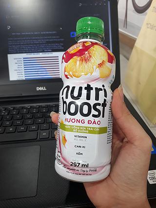 NUTRI BOOST hương đào giá chỉ 9k!! - ảnh 3 nutri boost huong dao gia chi 9k!! - anh 3