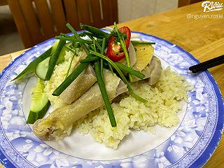 Cơm Gà Hải Nam & Xối Mỡ - Âu Cơ com ga hai nam & xoi mo - au co
