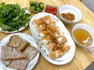 Bánh cuốn nhân tôm - ảnh 3 banh cuon nhan tom - anh 3