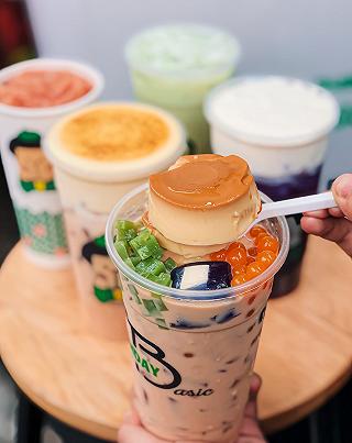 💁🏻♂️ TRÀ SỮA 5 LOẠI TOPPING + BÁNH FLAN UỐNG MÀ NO GIÁ 30K 🤤 - ảnh 3 💁🏻♂️ tra sua 5 loai topping + banh flan uong ma no gia 30k 🤤 - anh 3