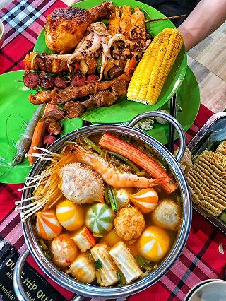XIÊN NƯỚNG - LẨU CHỈ TỪ 7-39K TRỞ LÊN - ảnh 3 xien nuong - lau chi tu 7-39k tro len - anh 3