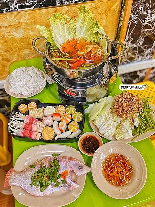 Ngon rẻ với LẨU CÁ ĐIÊU HỒNG 69K mà tận 3 khứa cá tươi ơi tươi 🤤 - ảnh 1 ngon re voi lau ca dieu hong 69k ma tan 3 khua ca tuoi oi tuoi 🤤 - anh 1