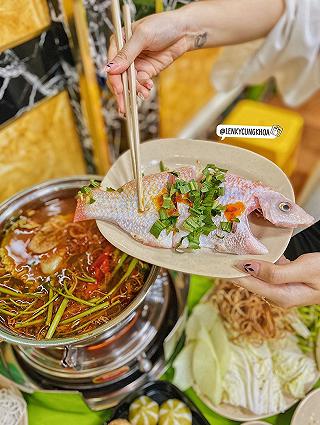 Ngon rẻ với LẨU CÁ ĐIÊU HỒNG 69K mà tận 3 khứa cá tươi ơi tươi 🤤 - ảnh 5 ngon re voi lau ca dieu hong 69k ma tan 3 khua ca tuoi oi tuoi 🤤 - anh 5