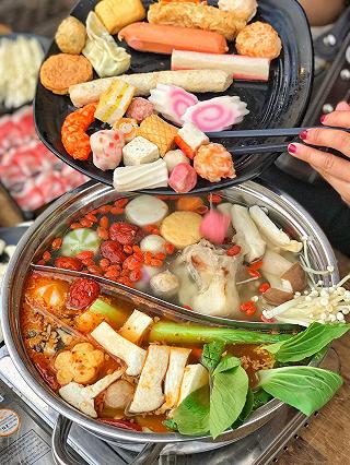 Lẩu thả viên 2 ngăn siu ngon có hồ tôm càng xanh tươi roi rói🤤 - ảnh 3 lau tha vien 2 ngan siu ngon co ho tom cang xanh tuoi roi roi🤤 - anh 3