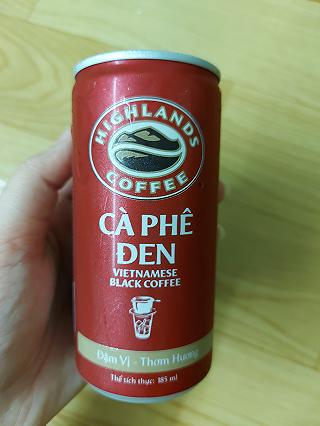 Cà phê đen Highland đóng lon. - ảnh 1 ca phe den highland dong lon. - anh 1
