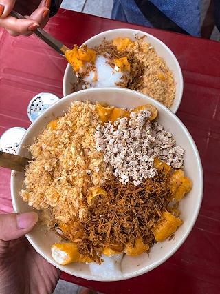 Cháo sườn Phùng Hưng ngập topping 35k - ảnh 1 chao suon phung hung ngap topping 35k - anh 1