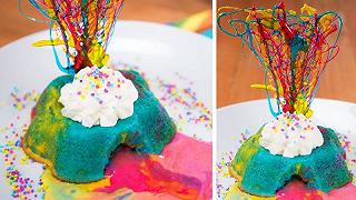 Rainbow Lava Cake - ảnh 1 rainbow lava cake - anh 1
