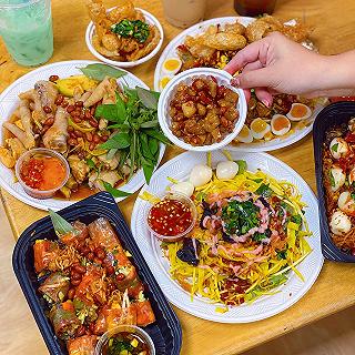 Ngon nghiện khó cai HÀNG ĂN VẶT ĐỦ MÓN có tóp mỡ trứng lòng đào tan chảy đỉnh cao - ảnh 2 ngon nghien kho cai hang an vat du mon co top mo trung long dao tan chay dinh cao - anh 2