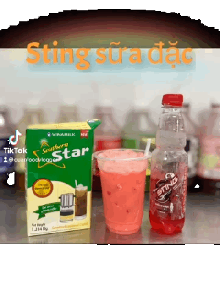 Sting dâu pha sữa đặc - ảnh 1 sting dau pha sua dac - anh 1