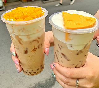 CẦM 30K TỰ TIN ORDER TRÀ SỮA KEM PHÔ MAI TRỨNG MUỐI FREE TRÂN CHÂU HOÀNG KIM 👏👏 - ảnh 2 cam 30k tu tin order tra sua kem pho mai trung muoi free tran chau hoang kim 👏👏 - anh 2