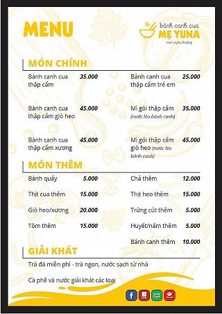 Bánh canh cua mẹ Yuna - ảnh 4 banh canh cua me yuna - anh 4