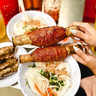 BẮT TREND BÚN NEM NƯỚNG SIÊU TO KHỔNG LỒ HIẾM CÓ KHÓ TÌM - ảnh 4 bat trend bun nem nuong sieu to khong lo hiem co kho tim - anh 4