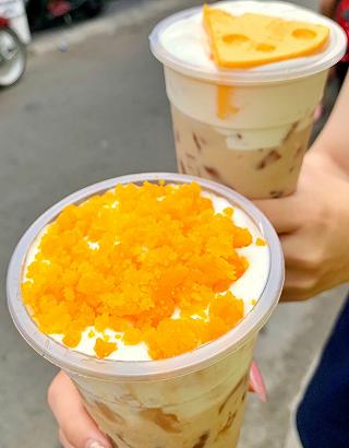 CẦM 30K TỰ TIN ORDER TRÀ SỮA KEM PHÔ MAI TRỨNG MUỐI FREE TRÂN CHÂU HOÀNG KIM 👏👏 - ảnh 3 cam 30k tu tin order tra sua kem pho mai trung muoi free tran chau hoang kim 👏👏 - anh 3