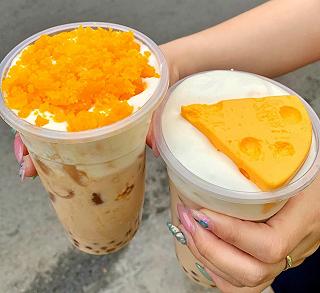CẦM 30K TỰ TIN ORDER TRÀ SỮA KEM PHÔ MAI TRỨNG MUỐI FREE TRÂN CHÂU HOÀNG KIM 👏👏 - ảnh 1 cam 30k tu tin order tra sua kem pho mai trung muoi free tran chau hoang kim 👏👏 - anh 1