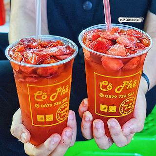 Một tiệm bán TRÀ DÂU SIÊU NHIỀU DÂU TƯƠI hơi bị nổi ở Quận 1 💥 - ảnh 3 mot tiem ban tra dau sieu nhieu dau tuoi hoi bi noi o quan 1 💥 - anh 3