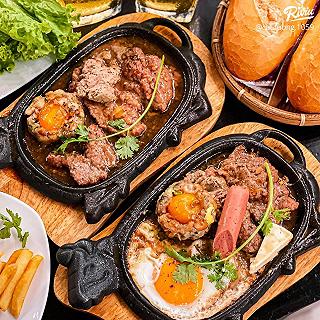 Bò né viên xíu mại trứng muối siêu xịn - ảnh 2 bo ne vien xiu mai trung muoi sieu xin - anh 2