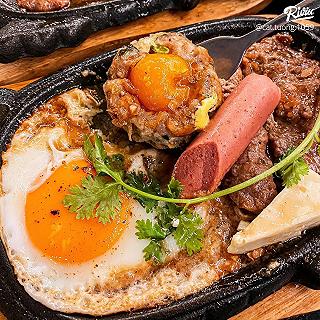 Bò né viên xíu mại trứng muối siêu xịn - ảnh 1 bo ne vien xiu mai trung muoi sieu xin - anh 1