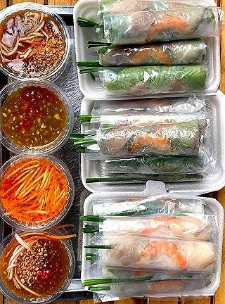 gỏi cuốn tôm thịt - ảnh 1 goi cuon tom thit - anh 1