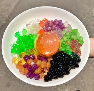 Đã có Trân Châu Phô Mai rồi còn Khoai Dẻo Bánh Flan Với Trân Châu Dừa nữa 😂 - ảnh 3 da co tran chau pho mai roi con khoai deo banh flan voi tran chau dua nua 😂 - anh 3