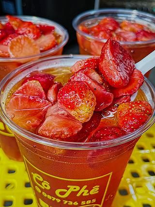 CHO LY TRÀ DÂU NHIỀU DÂU NHAI MỎI MIỆNG CHỈ 35ka - ảnh 2 cho ly tra dau nhieu dau nhai moi mieng chi 35ka - anh 2