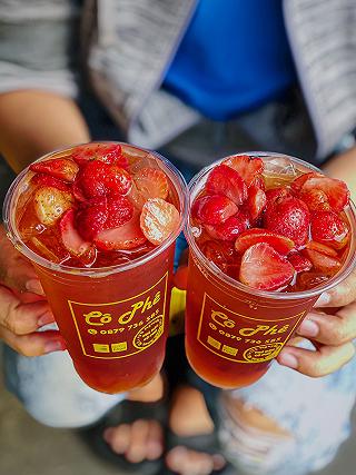 CHO LY TRÀ DÂU NHIỀU DÂU NHAI MỎI MIỆNG CHỈ 35ka - ảnh 6 cho ly tra dau nhieu dau nhai moi mieng chi 35ka - anh 6