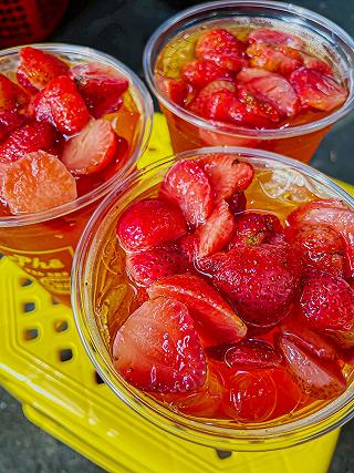 CHO LY TRÀ DÂU NHIỀU DÂU NHAI MỎI MIỆNG CHỈ 35ka - ảnh 3 cho ly tra dau nhieu dau nhai moi mieng chi 35ka - anh 3