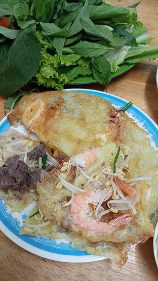 bánh xèo tôm nhảy - giòn ngon - ảnh 1 banh xeo tom nhay - gion ngon - anh 1