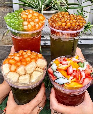 Trà Chanh Thái Xanh Thái Đỏ Ngập Tràn Trân Châu Dừa 🍹🍹 - ảnh 4 tra chanh thai xanh thai do ngap tran tran chau dua 🍹🍹 - anh 4